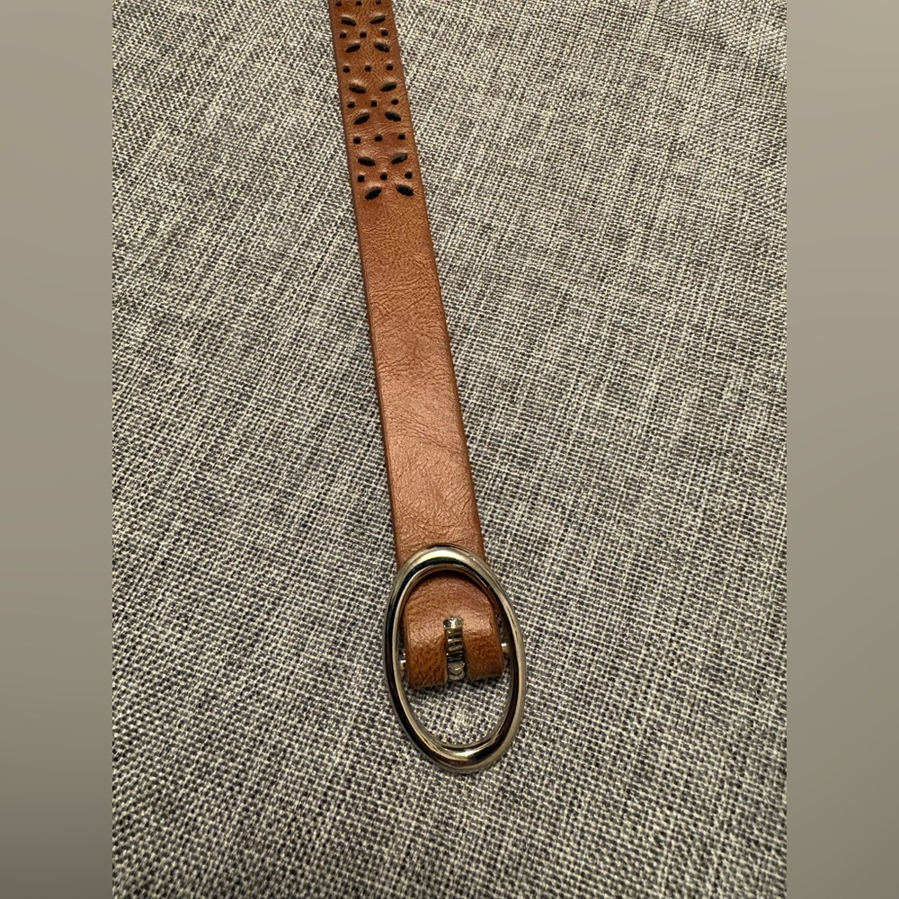 Women’s Skinny Brown Belt 37”+ Long